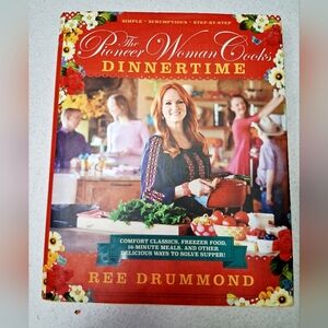 The Pioneer Woman Dinnertime Cookbook - Vibrant Red Cover